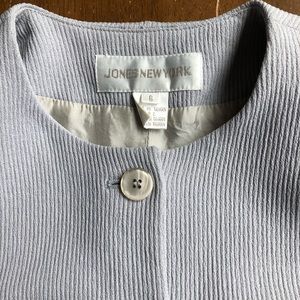 Jones NY Grey Longsleeve Jacket, Size 6